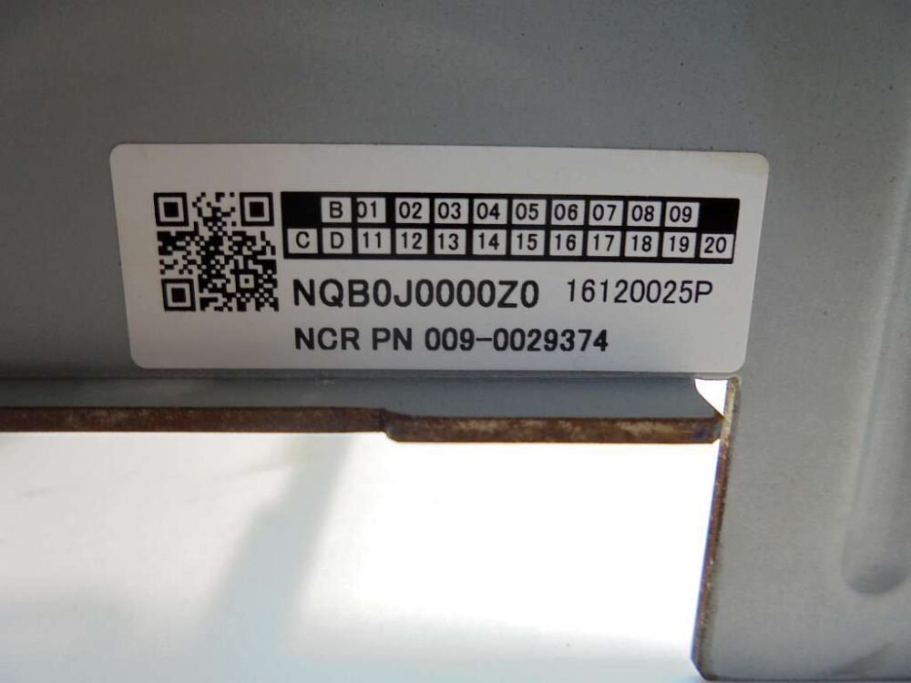 NCR BRM Upper Transport PN: 009-0029374, 90029374, 0090029374