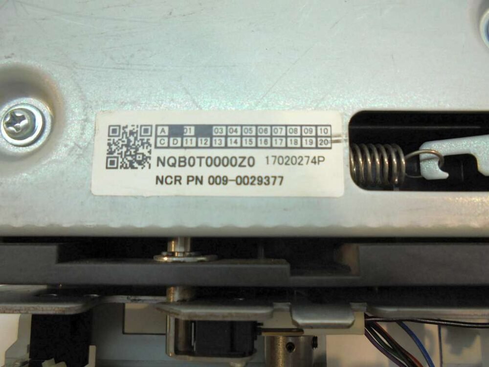 3496-3 NCR BRM Vertical Transport PN: 009-0029377, 90029377, 0090029377