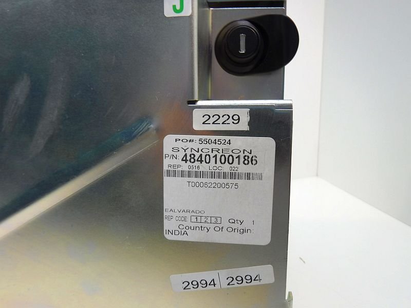 NCR R SCPM UPPER STACKER BIN PN: 484-0100186, 4840100186