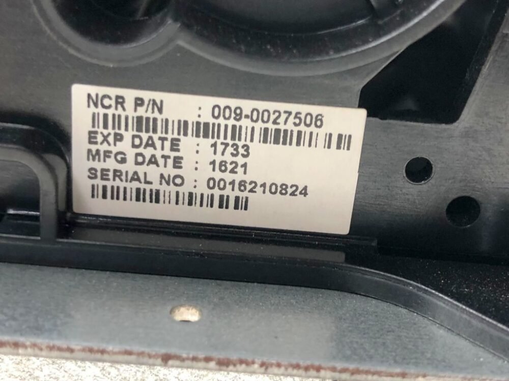 NCR RECEIPT CUTTER MECHANISM 66XX PN: 009-0027506, 90027506