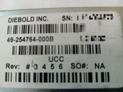 3566-5 Diebold UCC,UNIT PN: 49-254764-000B, 49254764000B