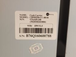 GRG, Cash Carrier, CRM9250-CC-001R, NP: YT4.029.100, YT4029100