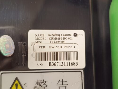 GRG, Recycling Cassette, CRM9250-RC-001, NP: YT4.029.061, YT4029061