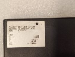 GRG, 10.4' LCD TOUCH, HL1002(TM LED), NP: S.N0006, SN0006
