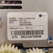 3599-1 GRG, NOTE VALIDATOR, SNV-001, NP: YT4.029.218, NYT4029218