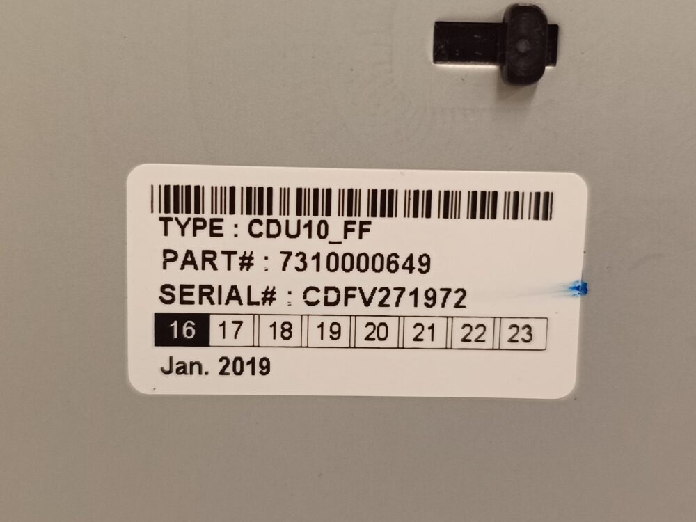 3620-1 Nautilus Hyosung, HCDU 4, HIGH CASSETTE CHASSIS, CDU10_FF, NP: 7310000649
