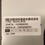 3622-2 Nautilus Hyosung, HCDU 3RD AND 4TH FEED MODULE NOTE SEPERATOR, CDU10_SF34, NP: 7430000255