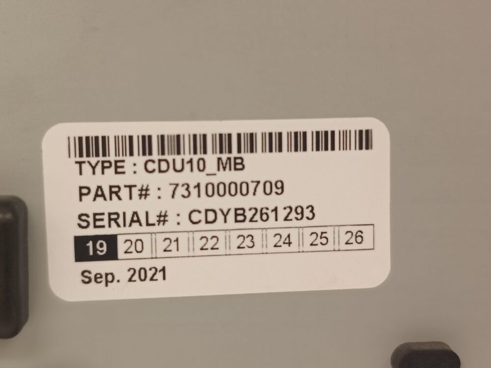Nautilus Hyosung, HYOSUNG HCDU MAIN BODY ASSEMBLY, CDU10_MB, NP: 7310000709