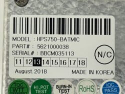 NAUTILUS HYOSUNG, ATM POWER SUPPLY, HPS750-BATMIC, PN: 5621000038