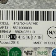 3649-1 NAUTILUS HYOSUNG, ATM POWER SUPPLY, HPS750-BATMIC, PN: 5621000038