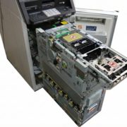 3650-1 NCR, 2063 SELFSERV 23 Interior Lobby Cash Recycler With Check Accept, Cajero Completo