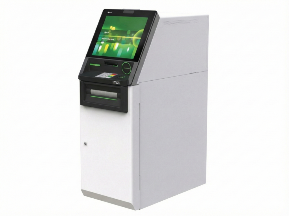3650-2 NCR, 2063 SELFSERV 23 Interior Lobby Cash Recycler With Check Accept, Cajero Completo
