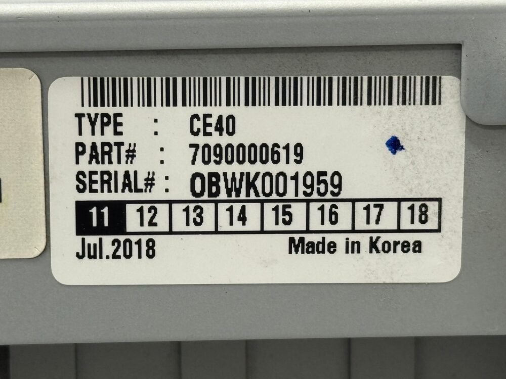 Hyosung, Computadora, PC, CE40 PN: 7090000619