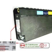 Wincor Nixdorf ATM CINEO CASSETTE CAT 2 LOCK PN: 01750207552, 1750207552