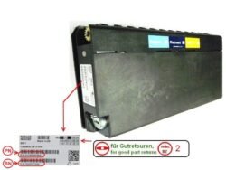 Wincor Nixdorf ATM CINEO CASSETTE CAT 2 LOCK PN: 01750207552, 1750207552