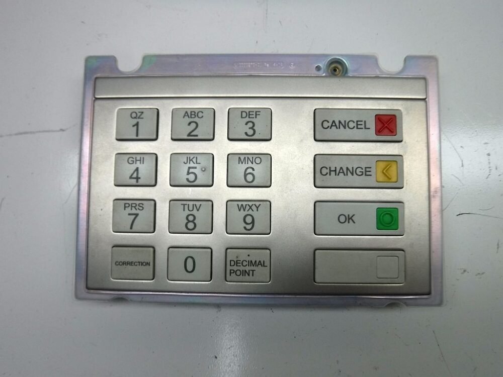 3688-1 Wincor Nixdorf EPP Keyboard V6 Wells-Fargo US PN: 01750219295, 1750219295
