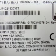 3703-6 Diebold Nixdorf POWER SUPPLY, SWITCHR, MULTVOLT, W400 PN: 01750346378, 1750346378