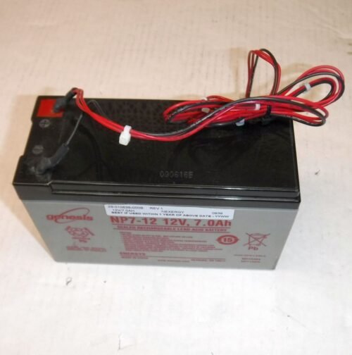Diebold 12v/7.0AH PROMARK BATTERY PN: 29-010535-000B, 29010535000B