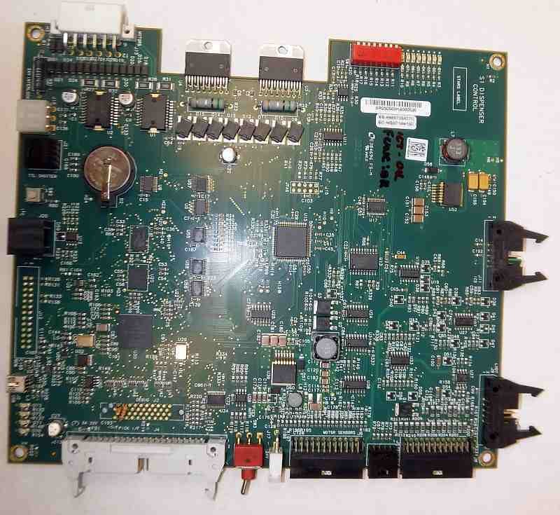 NCR S1 DISPENSER CONTROL TOP LEVEL ASSEMBLY PN: 445-0708502, 4450708502
