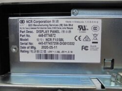 NCR NCR Display Panel model NCR F10SBT size 10" PN: 445-0774572, 4450774572 PN: 445-0774572, 4450774572