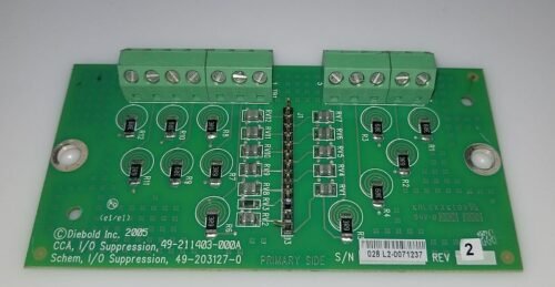 3797- Diebold CCA, I/O SUPPRESSION PN: 49-211403-000A, 49211403000A
