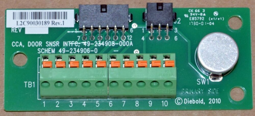 Diebold CCA DOOR SNSR INFC PN: 49-234908-000A, 49234908000A