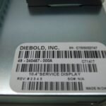 3816-3 Diebold MON,LCD,LED BKLT,10.4 IN OPEN FRAME PN: 49-240457-000A, 49240457000A