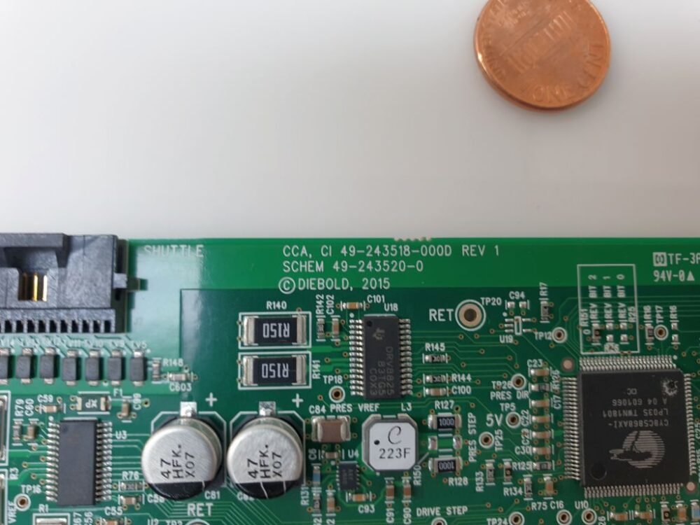 DIEBOLD CCA,CI PN: 49-243518-000D, 49243518000D