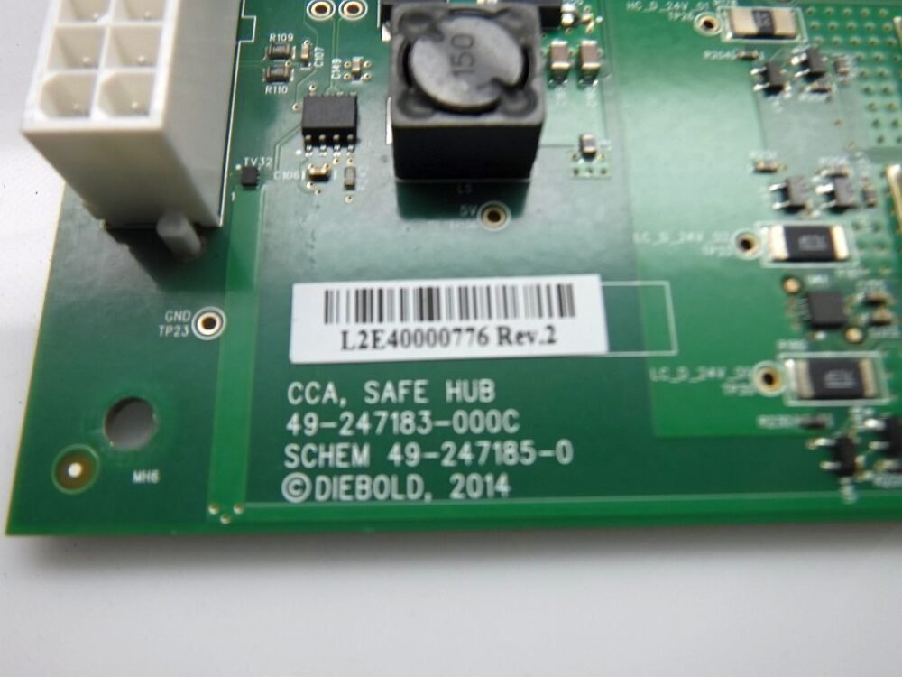 Diebold CCA,SAFE HUB (SH) PN: 49-247183-000C, 49247183000C