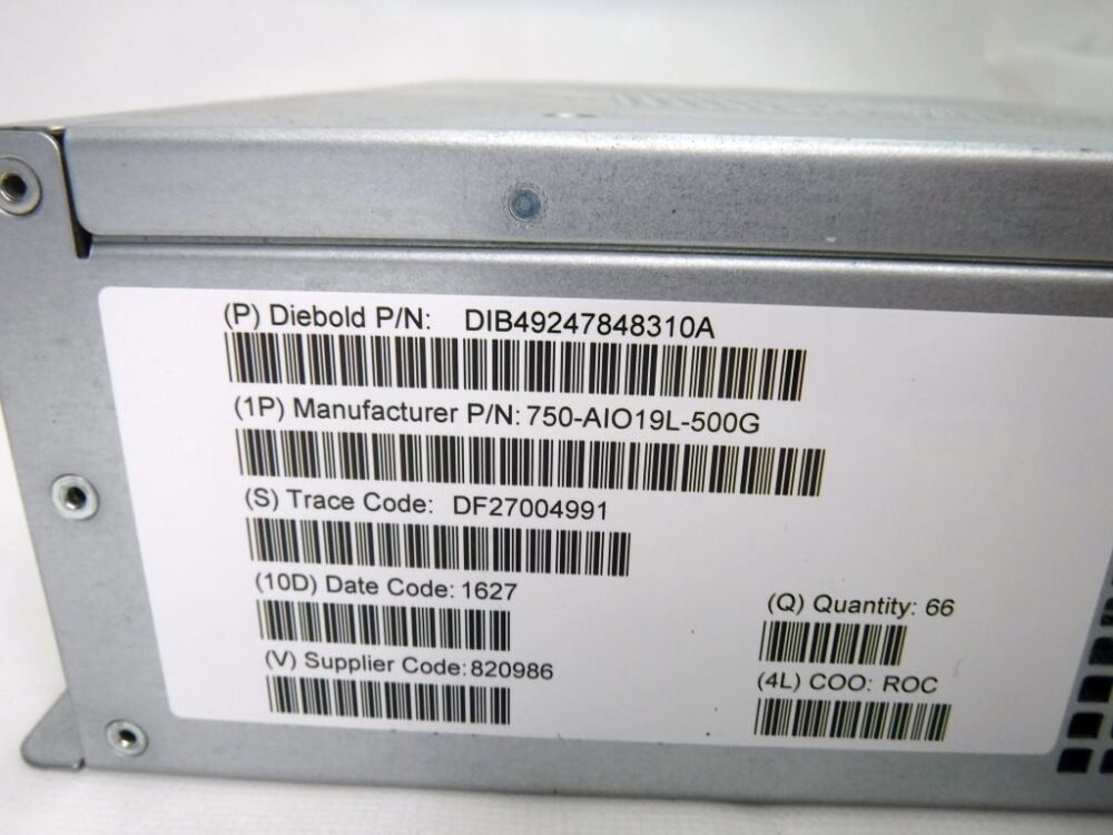 3823-4 Diebold PRCSR, CI5, 2.7GHZ,SVD PN: 49-247848-310A, 49247848310A