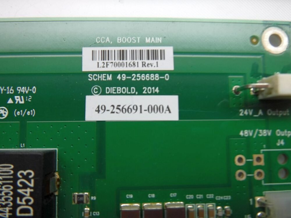 3837-2 Diebold CCA,PWR SPLY,38VDC,4.5A PN: 49-256691-000A, 49256691000A, 49-256691000A