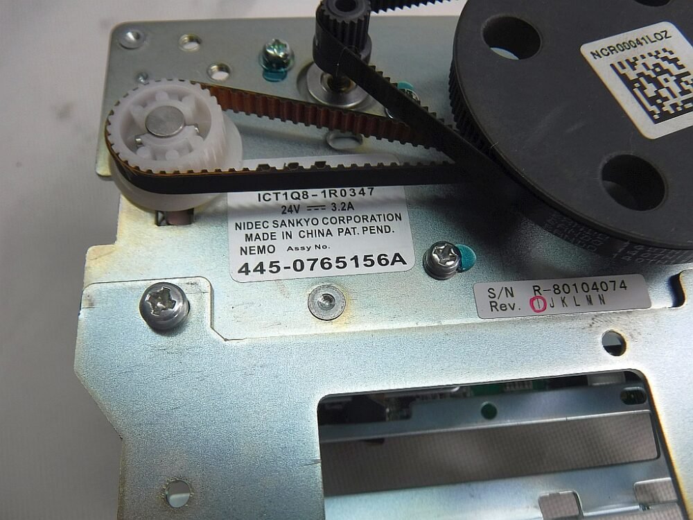 3923-3 NCR Track2 + w Std Shutter PN: 445-0765156, 4450765156