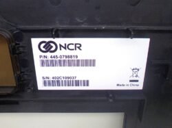 NCR FASCIA - 15 TOUCH ASSY PN: 445-0798819, 4450798819