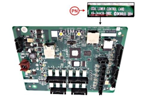 3928 Diebold CCA,LOWER CONTROL CARD PN: 49-244456-000H, 49244456000H