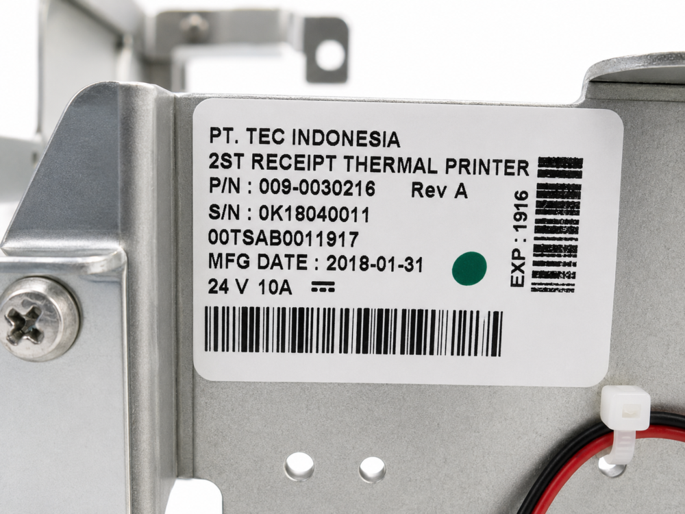 90030216-3 NCR 2ST THERMAL RECEIPT PRINTER DUAL ROLL DUAL SIDED PN: 009-0030216, 90030216, 0090030216