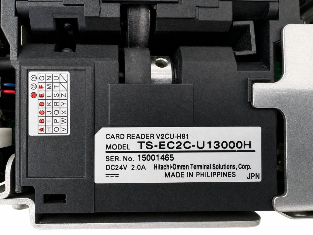CARD READER V2CU-H81 HITACHI PN: TS-EC2C-U13000H, 00TS-EC2C-U13000H